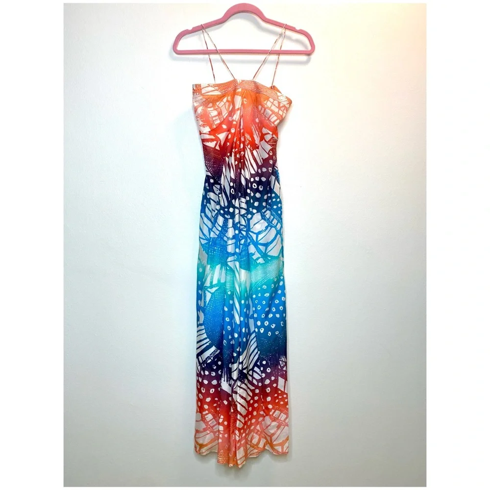 Diane Von Furstenberg “Gilmore Oasis” silk dress 🧡 - Picture 1 of 16